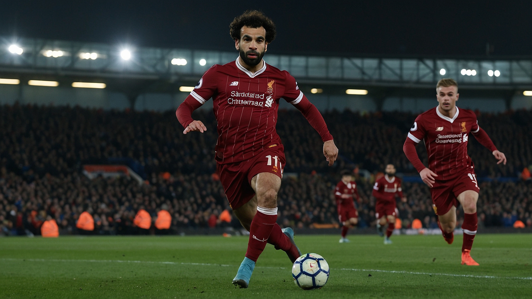 Leonardo_Kino_XL_Closeup_of_Mohamed_Salah_dribbling_past_Brigh_0
